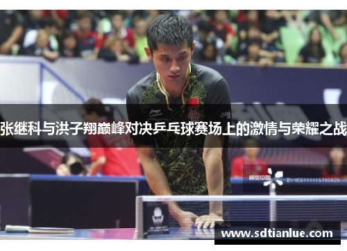 张继科与洪子翔巅峰对决乒乓球赛场上的激情与荣耀之战